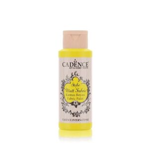 Cadence Style Mat Kumaş Boyası - 635 Limon Sarı 59ml