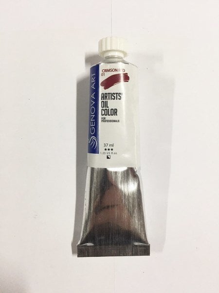 Cenova Art Profesyonel Yağlı Boya 01 Crimson Red 37ml