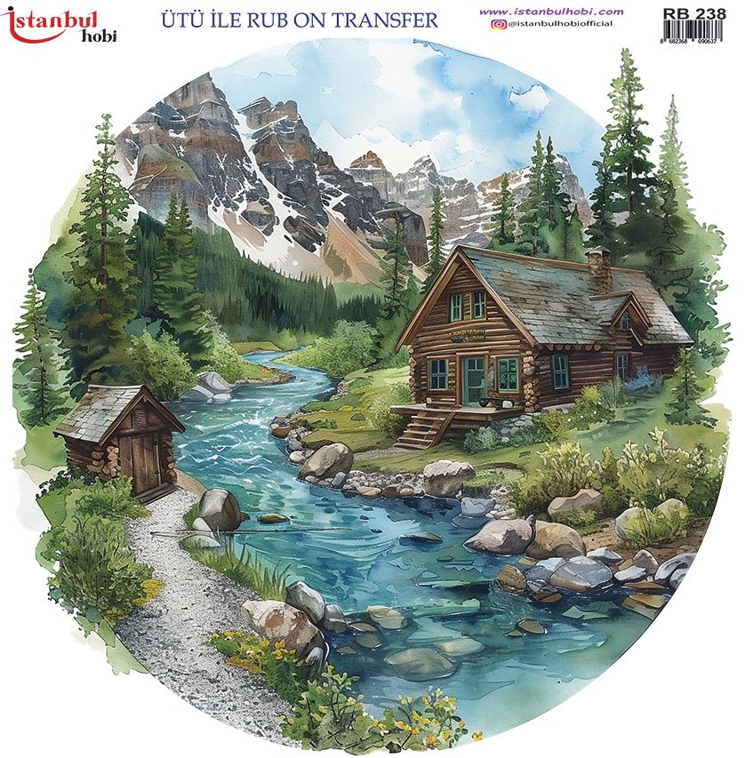 Ütü ile Rub On Transfer Kağıdı 30x30cm RB-238