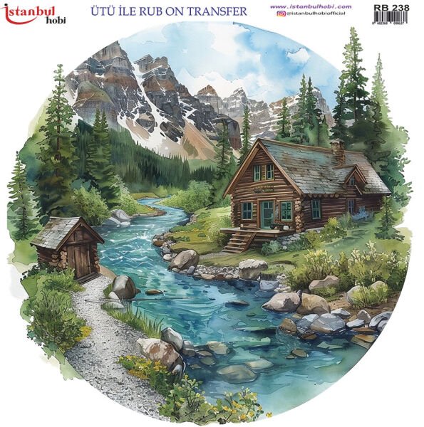 Ütü ile Rub On Transfer Kağıdı 30x30cm RB-238