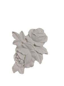 Yapraklı İki Güllü Çiçek 11x8,5cm