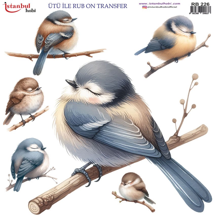 Ütü ile Rub On Transfer Kağıdı 30x30cm RB-226