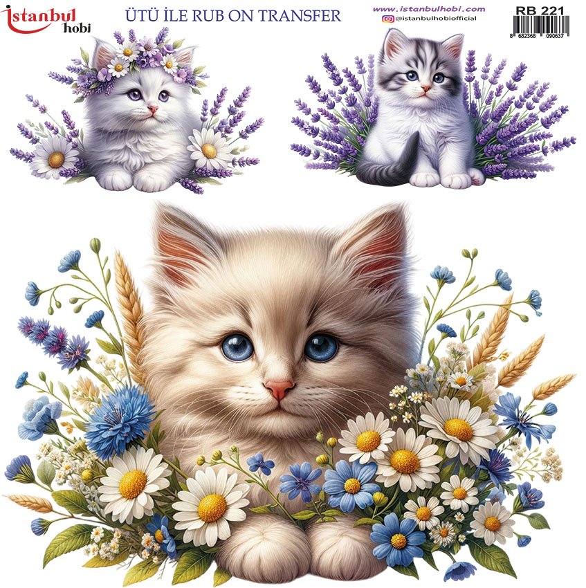 Ütü ile Rub On Transfer Kağıdı 30x30cm RB-221
