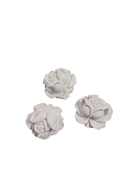 3 lü Minik Gül Çiçek Seti 3x2cm