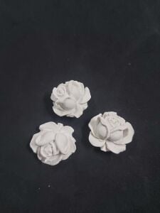 3 lü Minik Gül Çiçek Seti 3x2cm