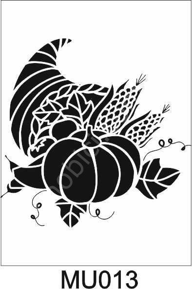 Mutfak Temalı Desenler Stencil Şablon (25x25) MU-013