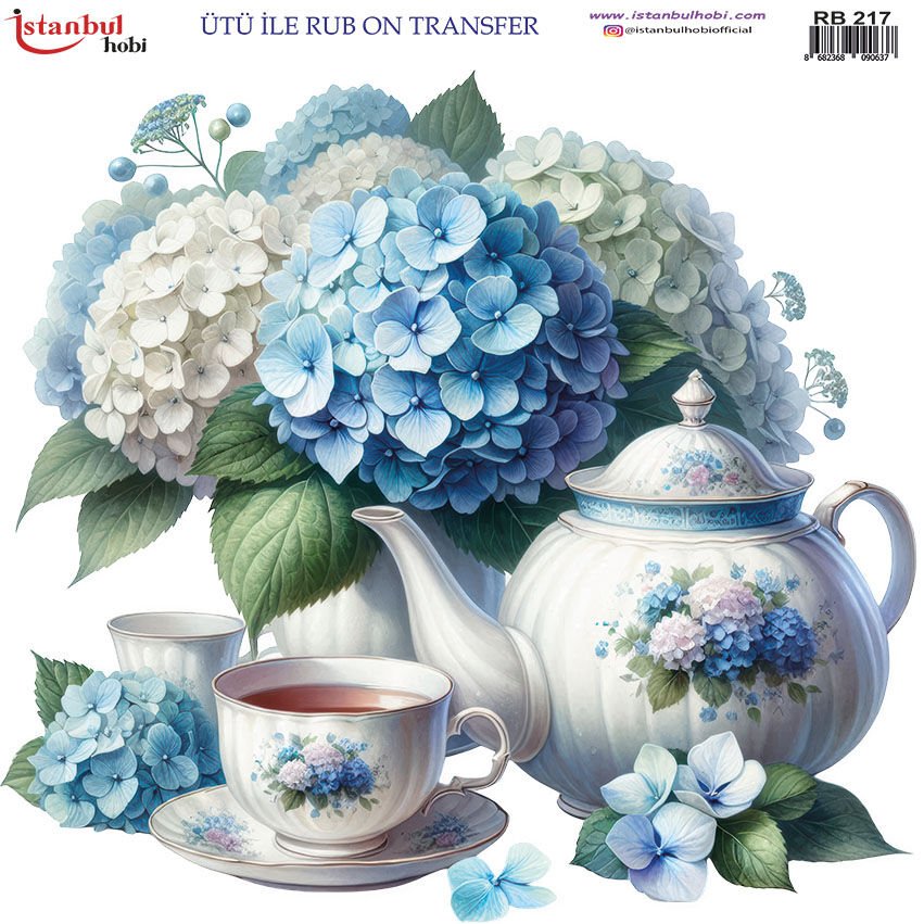 Ütü ile Rub On Transfer Kağıdı 30x30cm RB-217