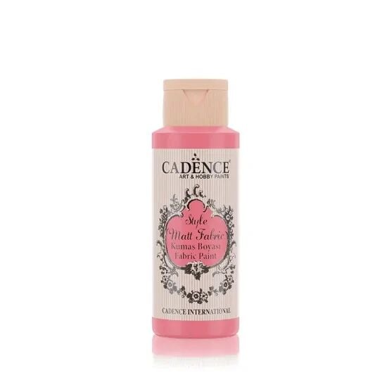 Cadence Style Mat Kumaş Boyası - 639 Şeker Pembe 59ml