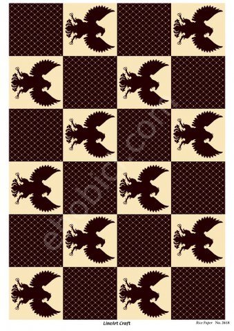 Lineart Pirinç Dekopaj Kağıdı Model - 2618