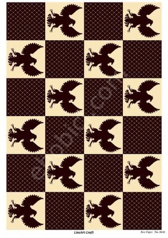 Lineart Pirinç Dekopaj Kağıdı Model - 2618