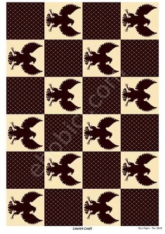 Lineart Pirinç Dekopaj Kağıdı Model - 2618