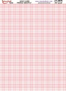 Pirinç Dekopaj Kağıdı 30x42cm PT-3116 Ekose