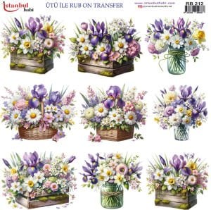 Ütü ile Rub On Transfer Kağıdı 30x30cm RB-212