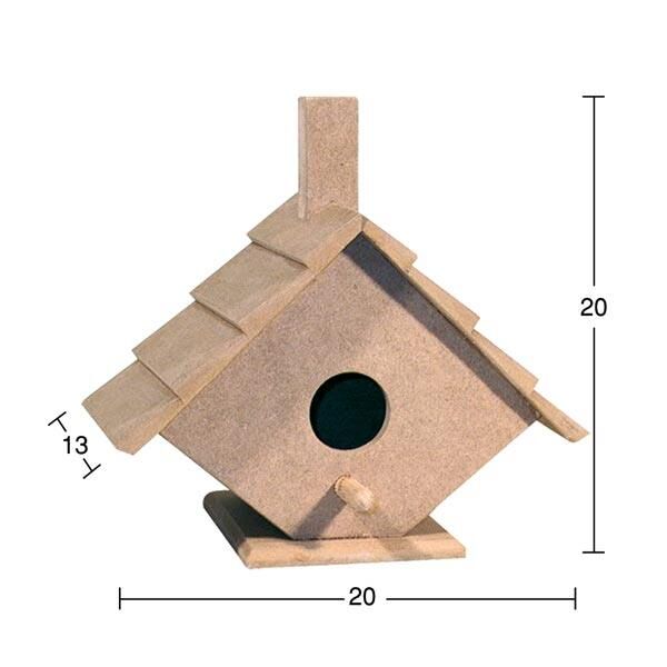 Ahşap Kuş Yuvası 20x20cm KU239