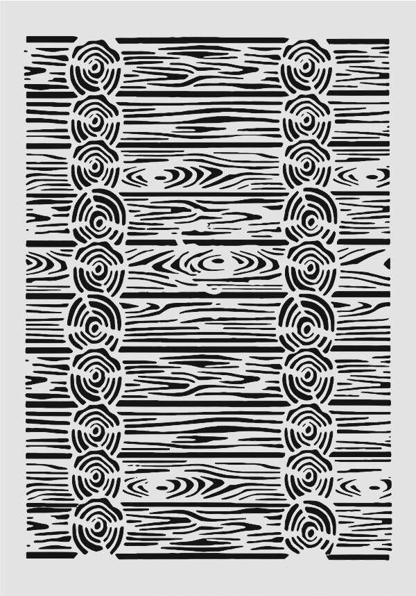 Mix Media Stencil Şablon (25x35) MİX-037