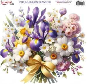 Ütü ile Rub On Transfer Kağıdı 30x30cm RB-210