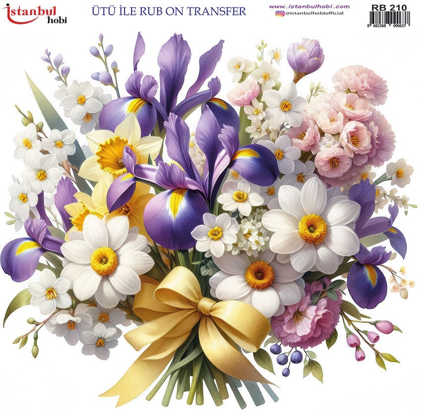 Ütü ile Rub On Transfer Kağıdı 30x30cm RB-210