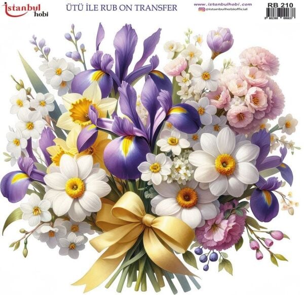 Ütü ile Rub On Transfer Kağıdı 30x30cm RB-210