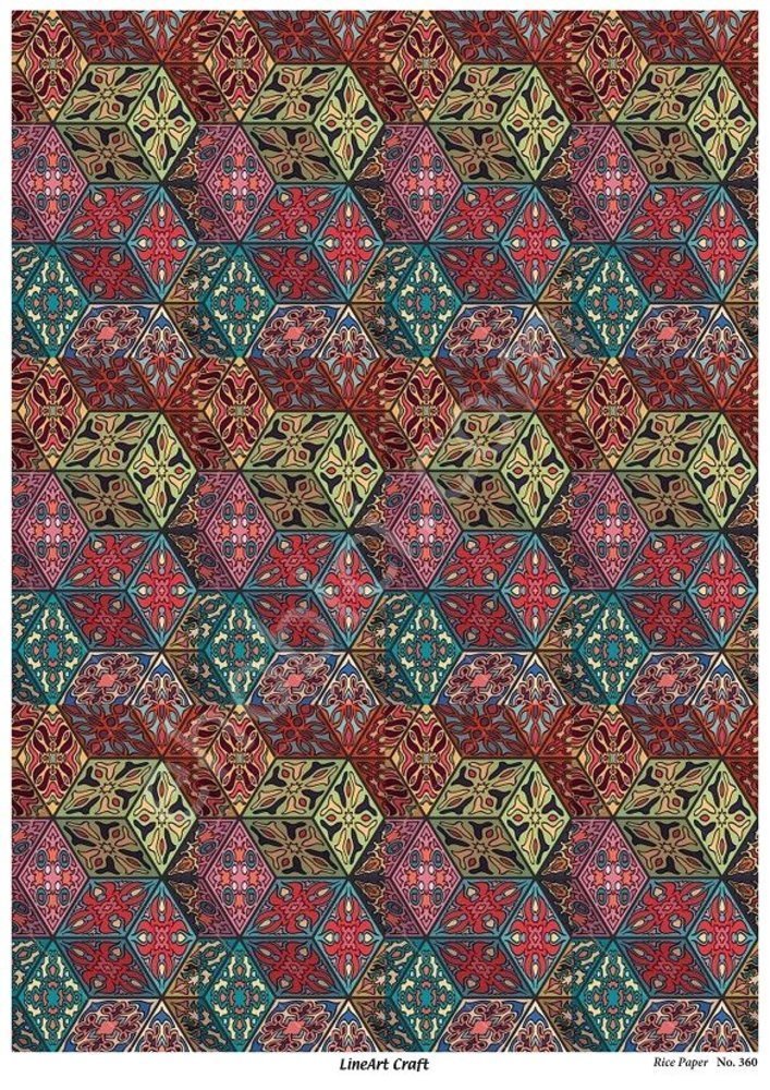 Model 360 - Pirinç Dekopaj Lineart Craft