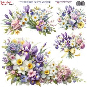 Ütü ile Rub On Transfer Kağıdı 30x30cm RB-208