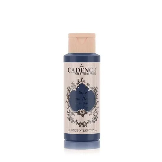 Cadence Style Mat Kumaş Boyası - 643 Lacivert 59ml