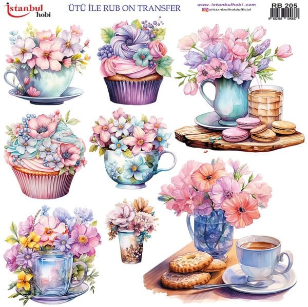 Ütü ile Rub On Transfer Kağıdı 30x30cm RB-205