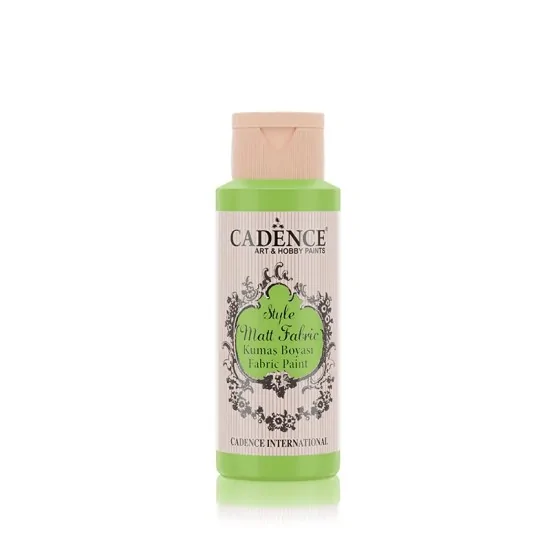 Cadence Style Mat Kumaş Boyası - 645 Fıstık Yeşili 59ml