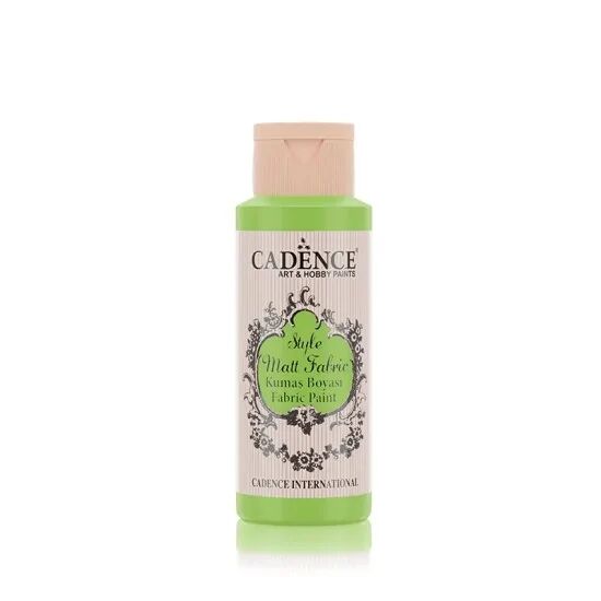 Cadence Style Mat Kumaş Boyası - 645 Fıstık Yeşili 59ml