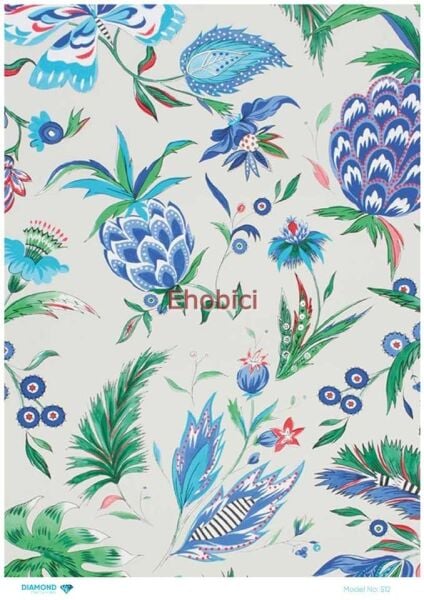 Diamond Pirinç Dekopaj Kağıdı - 512