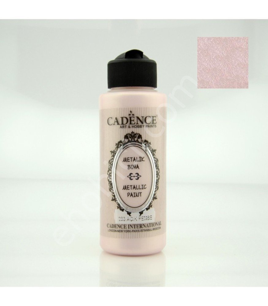 Cadence Metalik Boya - 233 Açık Pembe 120ML