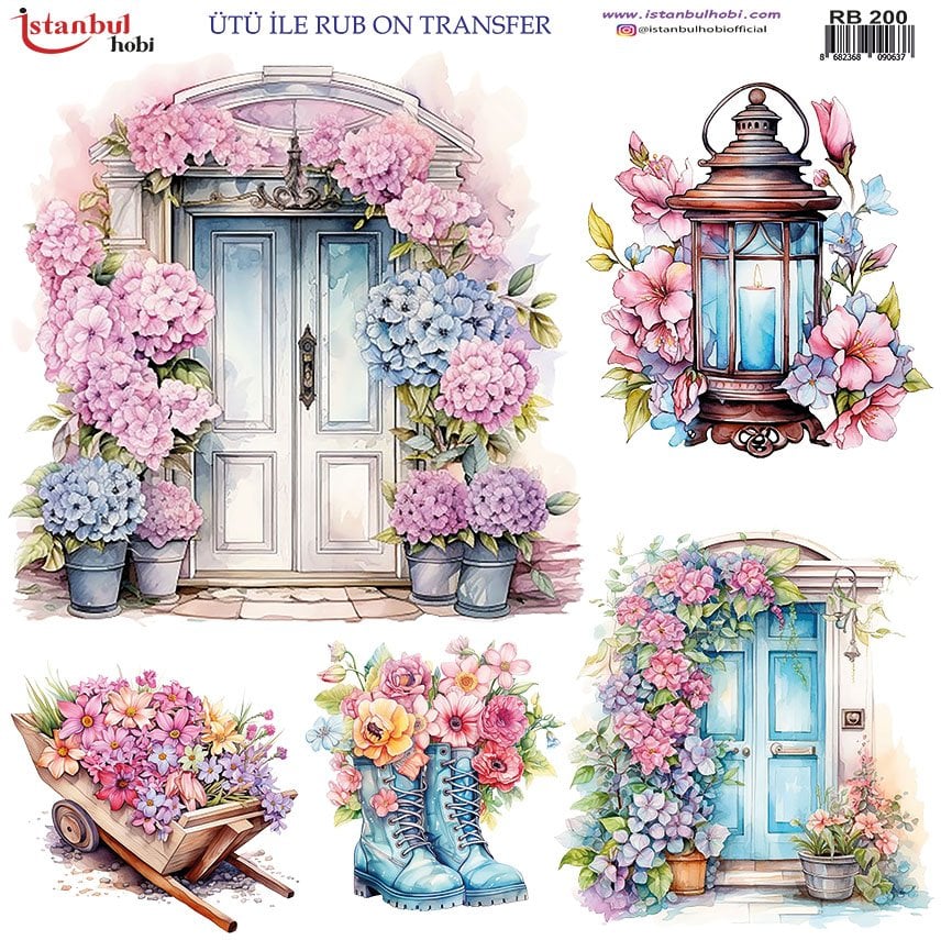 Ütü ile Rub On Transfer Kağıdı 30x30cm RB-200