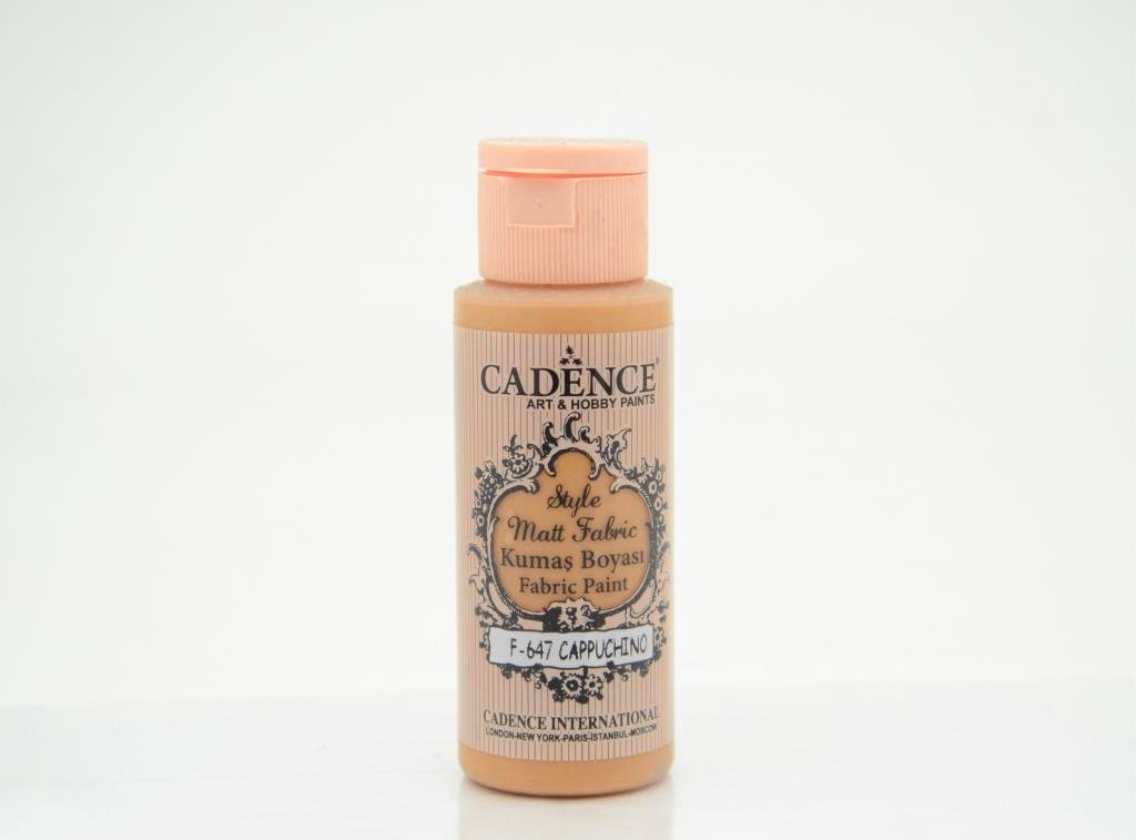 Cadence Style Mat Kumaş Boyası - 647 Cappuchino 59ml