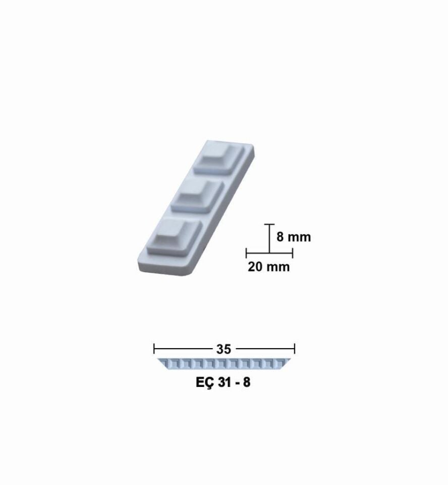 Bükülebilir Esnek Çıta 35cm EÇ-31-8