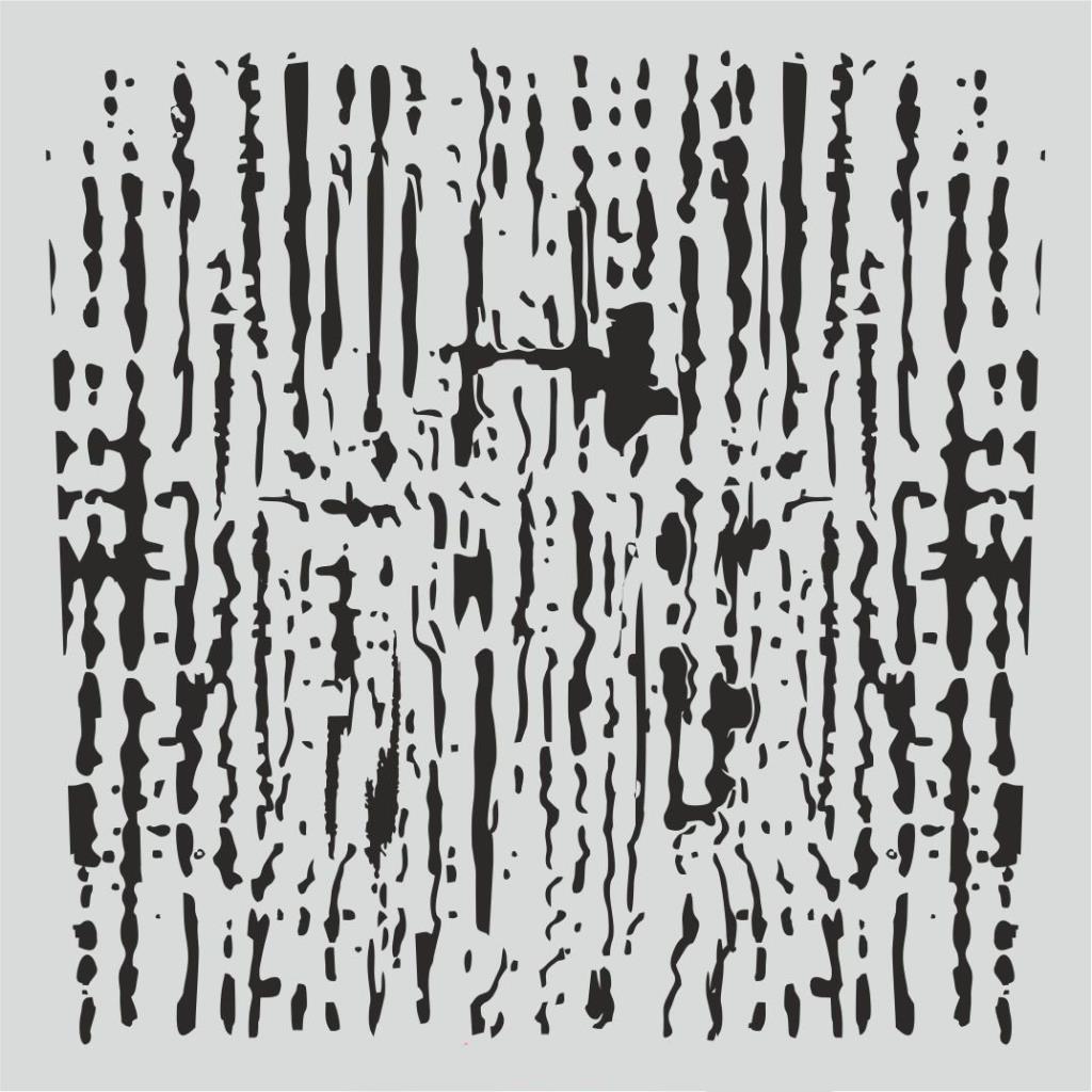 Mix Media Stencil Şablon (25x25) Mix-048