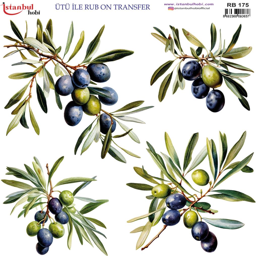 Ütü ile Rub On Transfer Kağıdı 30x30cm RB-175