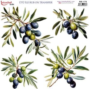 Ütü ile Rub On Transfer Kağıdı 30x30cm RB-175