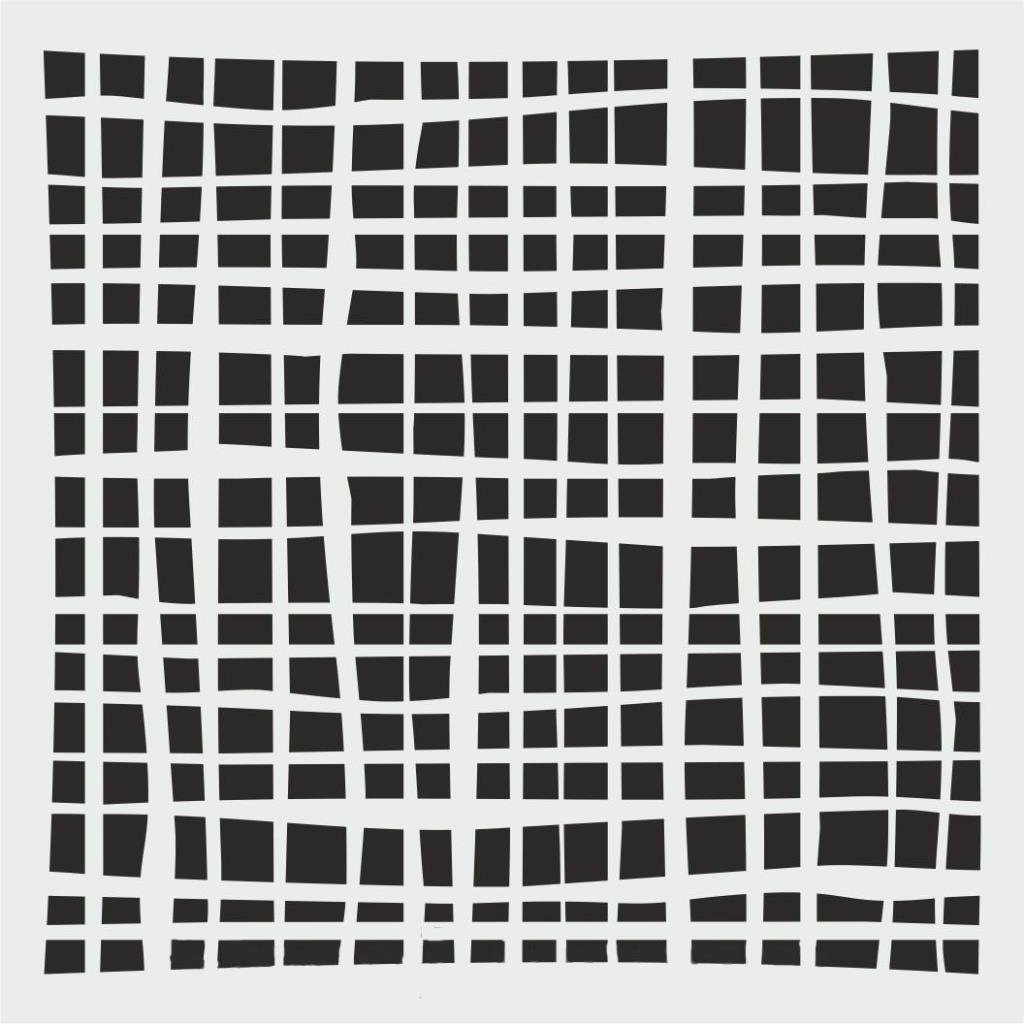 Mix Media Stencil Şablon (25x25) Mix-049