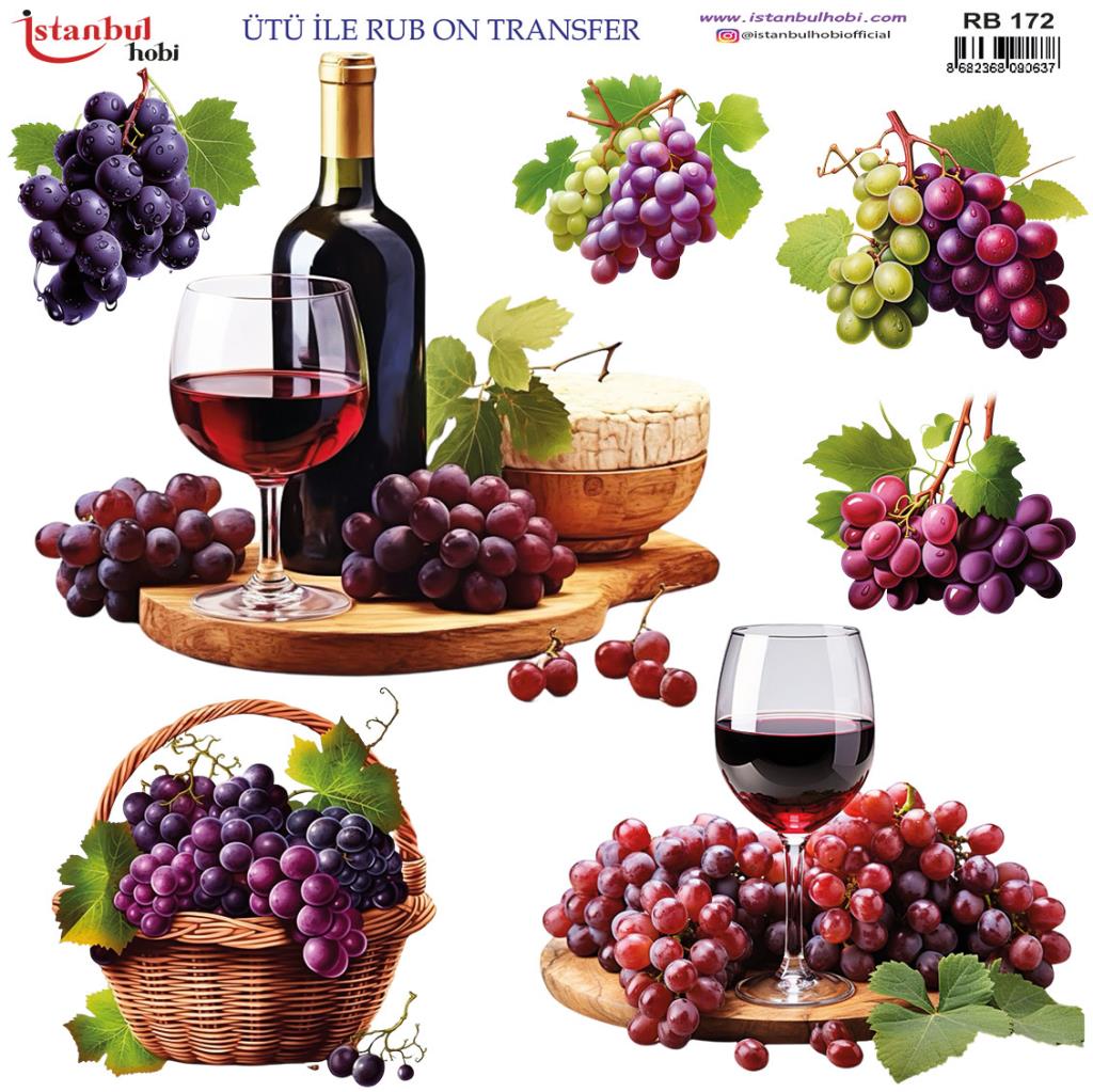 Ütü ile Rub On Transfer Kağıdı 30x30cm RB-172