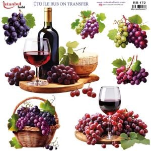 Ütü ile Rub On Transfer Kağıdı 30x30cm RB-172