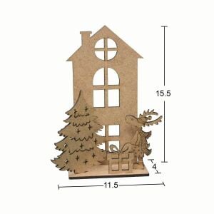 Ahşap Yılbaşı Süsü YB10