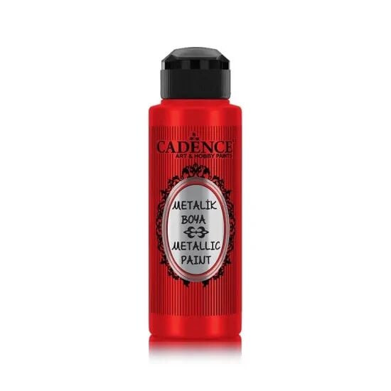 Cadence Metalik Boya 215 Kırmızı 120ML