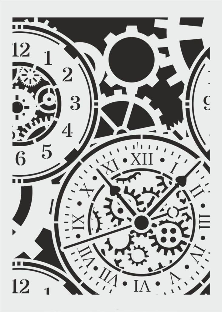 Mix Media Stencil Şablon (25x35) MİX-050