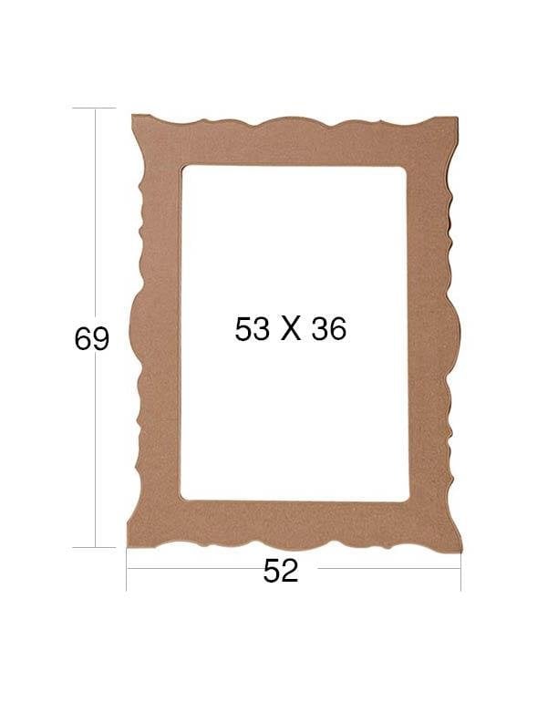 Ahşap Ayna Çerçevesi 69x52cm AY159