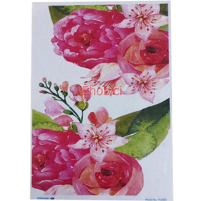 Diamond Pirinç Dekopaj Kağıdı - FL-001