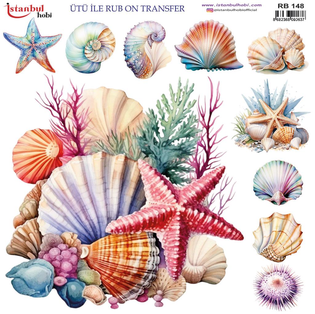 Ütü ile Rub On Transfer Kağıdı 30x30cm RB-148