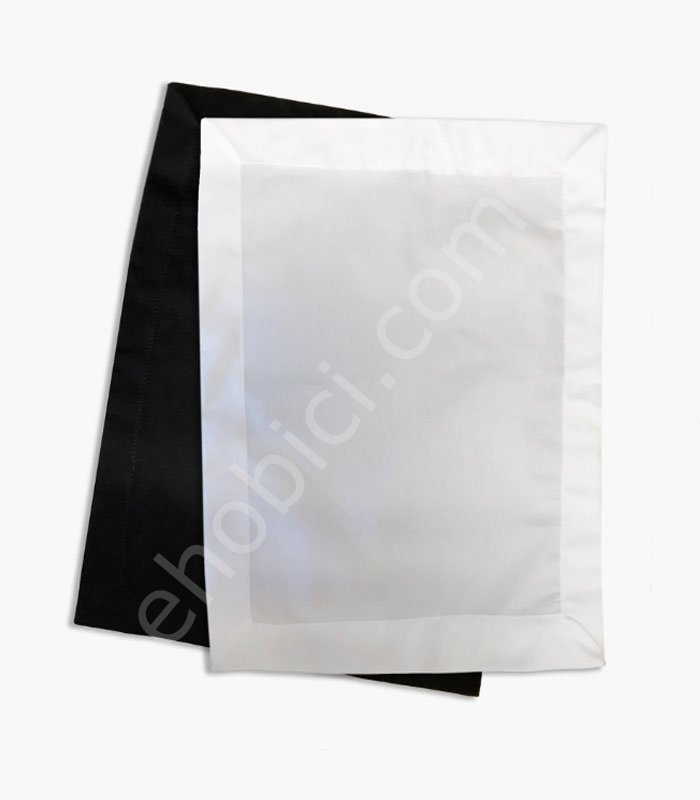 Amerikan Servis Kumaş Masa Örtüsü (45x35) Beyaz