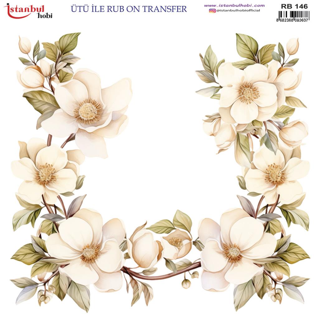 Ütü ile Rub On Transfer Kağıdı 30x30cm RB-146