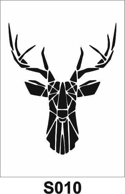 Diğer Karışık Desenler Stencil Şablon (25x35) S-010
