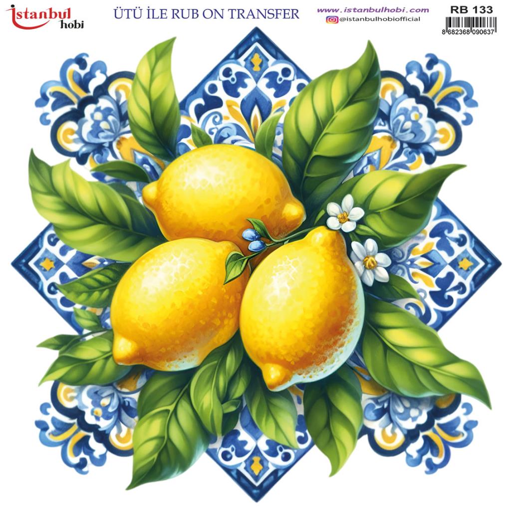 Ütü ile Rub On Transfer Kağıdı 30x30cm RB-133