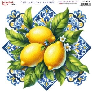 Ütü ile Rub On Transfer Kağıdı 30x30cm RB-133